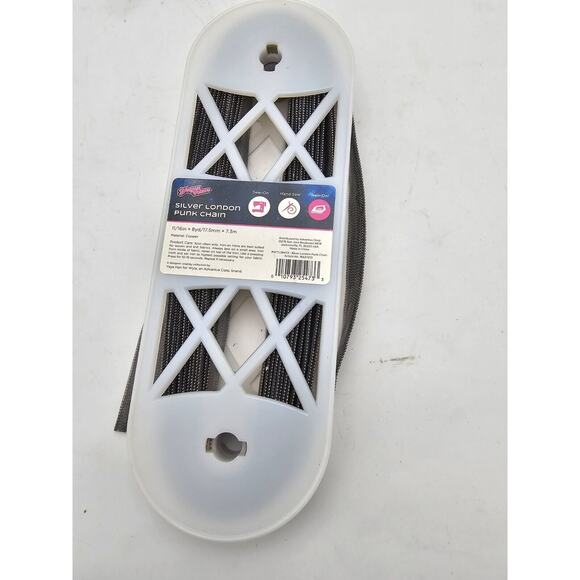 Silver London Punk Chain Trim Sewing DIY Crafts 7 yds - Picture 6 of 7